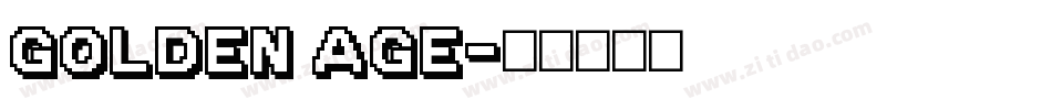Golden Age字体转换